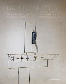 Book cover of Fausto Melotti: In Lightness. Homage to Italo Calvino. Published by Silvana.
