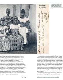 Book cover of Brown Fleming and the Haarlem Collection: The European production of wax prints for West-Africa, with a decorative print featuring peacocks. Published by Silvana.