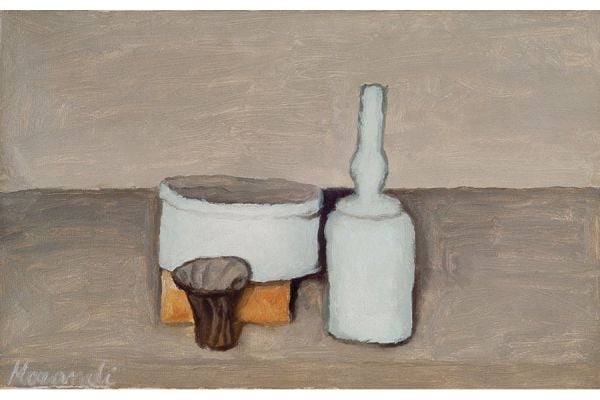 Book cover of The Morandi Museum: Catalogue Raisonné; featuring a painting of a vase of flowers. Published by Silvana.