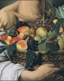 Book cover of Caravaggio: with a painting titled Saint Catherine of Alexandria. Published by Silvana.