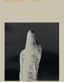 Book cover of Ahuva Zeloof, Faith, featuring a stone sculpture. Published by Silvana.