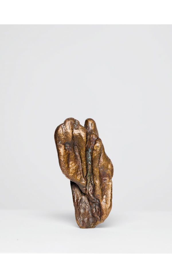 Book cover of Ahuva Zeloof, Faith, featuring a stone sculpture. Published by Silvana.