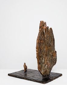 Book cover of Ahuva Zeloof, Faith, featuring a stone sculpture. Published by Silvana.