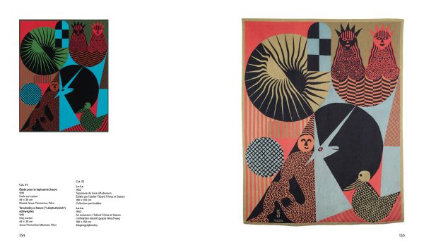 Book cover of Claire Vasarely: a life in colour: featuring a colourful graphic artwork. Published by Silvana.