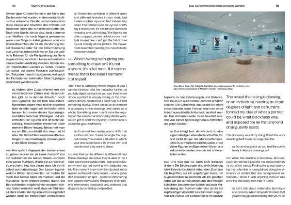 Book cover of Toyin Ojih Odutola: U22 Adijatu Straße; featuring a painting of a young person dressed for school. Published by Silvana.