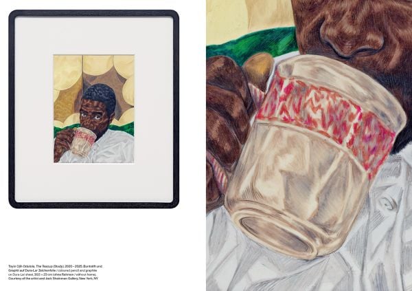 Book cover of Toyin Ojih Odutola: U22 Adijatu Straße; featuring a painting of a young person dressed for school. Published by Silvana.