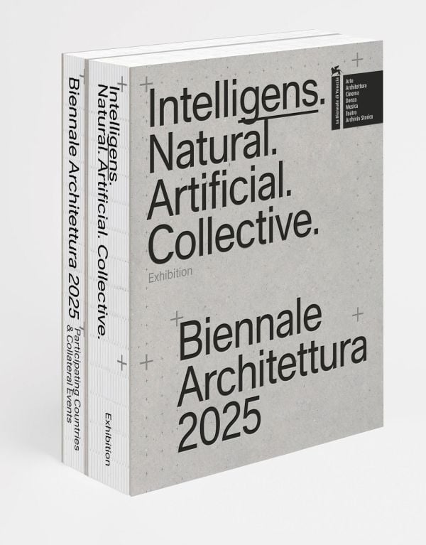 Book cover of Biennale Architettura 2025: Intelligens. Natural. Artificial. Collective. Published by Silvana.
