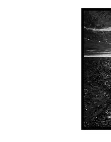 Book cover of Bao Vuong: Derrière les vagues; featuring a dark seascape. Published by Silvana.