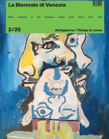 Book cover of Rivista La Biennale Di Venezia 2/25: Things to Come; featuring an abstract painting. Published by Silvana.