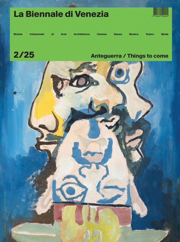 Book cover of Rivista La Biennale Di Venezia 2/25: Things to Come; featuring an abstract painting. Published by Silvana.