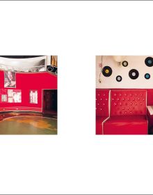 Book cover of Paolo Simonazzi: Habana, Eventual; featuring a photograph of an ornate stone staircase set against warm yellow walls. Published by Silvana.