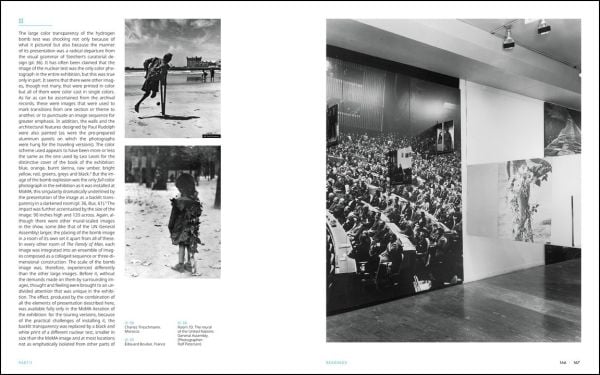 Book cover of Photography and Citizenship: The Art and Politics of The Family of Man; featuring a photography exhibition held at museum. Published by Silvana.