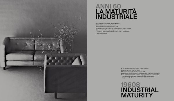Book cover of Gianfranco Frattini: Design 1953-2003 Catalogue Raisonné; featuring a minimalist wooden table with a grid-patterned top. Published by Silvana.