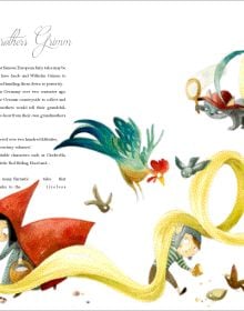 Book cover of Greatest Fairy Tales, By Charles Perrault, Hans Christian Andersen, and the Brothers Grimm, with characters Cinderella and the Little Mermaid. Published by White Star.