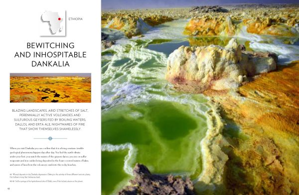 Book cover of Encounters with Nature, 53 of the World's Must-See Destinations, with emerald pools in