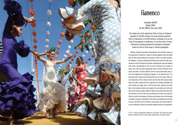 Carnival of Oruro with man dancing through pink smoke, on cover of 'The UNESCO Intangible Cultural Heritage, Cultural Practices and Expressions of our Legacy', by White Star.