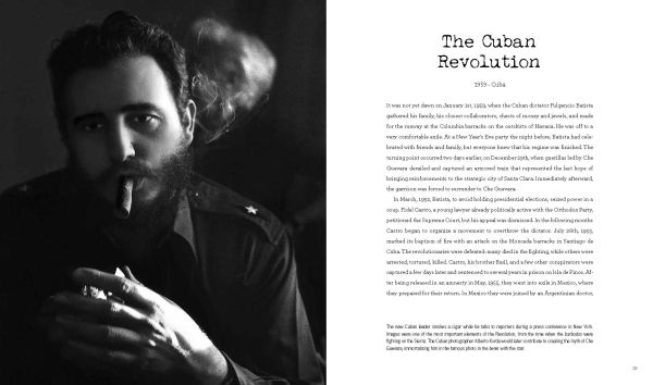 Book cover of Great Events that Changed Our Lives, The Most Important Moments from 1950 to the Present, with a montage of historical photos: Nelson Mandela raising fist, NASA moon landing. Published by White Star.