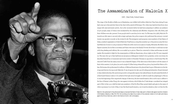 Book cover of Great Events that Changed Our Lives, The Most Important Moments from 1950 to the Present, with a montage of historical photos: Nelson Mandela raising fist, NASA moon landing. Published by White Star.