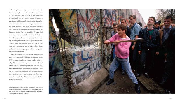 Book cover of Great Events that Changed Our Lives, The Most Important Moments from 1950 to the Present, with a montage of historical photos: Nelson Mandela raising fist, NASA moon landing. Published by White Star.