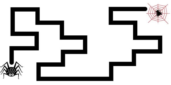 Book cover of Follow Me! Baby Montessori, with a hedgehog following a black path to a red apple. Published by White Star.