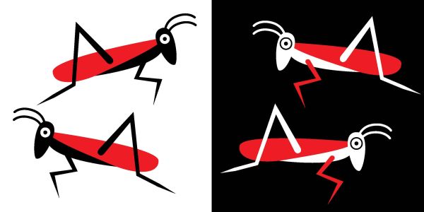 Flower with black petals, red and black ladybird, red tulip, on white cover board book 'Garden, Baby Montessori', by White Star.