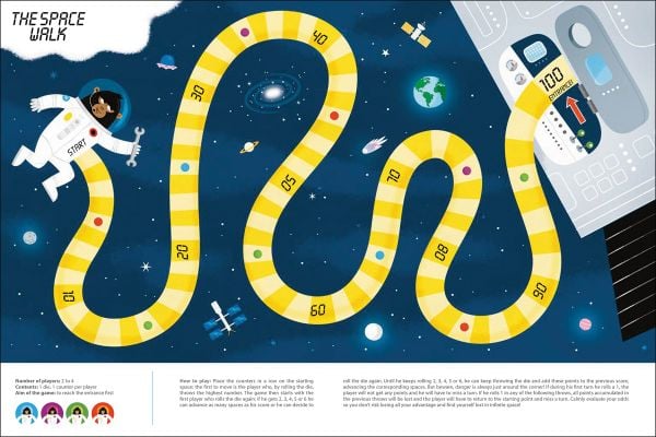 Book cover of The Big Book of Brain Games, Ingenious Board Games to Improve Your Mind, with a gorilla wearing a suit and yellow bowtie, holding magnifying glass to left eye. Published by White Star.