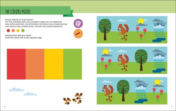 Book cover of My First Book About Telling Time: Montessori Activity Book, with an alarm clock, a wristwatch, and 4 plant pots. Published by White Star.