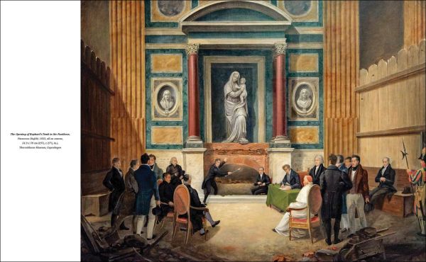 Book cover of Raphael, The Life of a Genius, with a black chalk self-portrait of the artist in flat hat. Published by White Star.