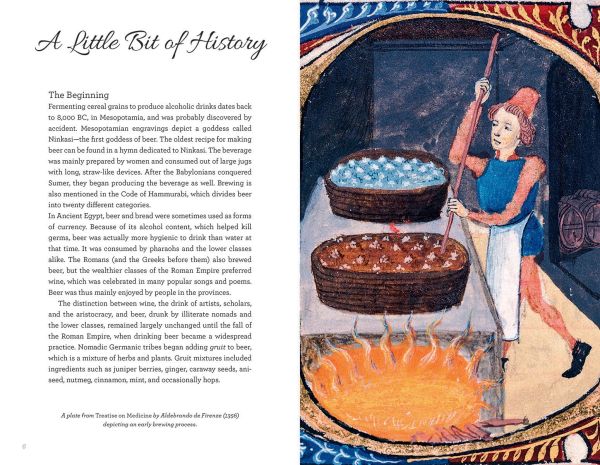 Book cover of Beer, History, Legends, Trends, with a pint of amber coloured beer with frothy head. Published by White Star.