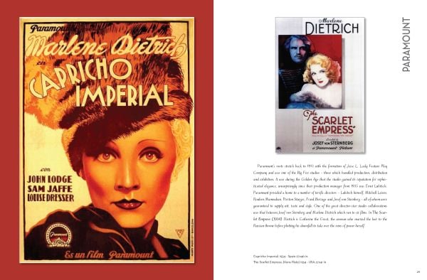 Book cover of Movie Posters, The History of Cinema from the Origins to the Present, with a gold robot Maria figure from Fritz Lang's 1927 sci-fi film. Published by White Star.