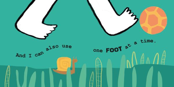 Book cover of My Feet are for... Lift the Flaps and Play With Us', with a pair of blank white feet. Published by White Star.