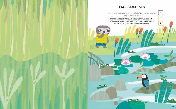 Book cover of Take It... Sloth! Activities to Learn About Patience and Slowing It Down, with a baby sloth in yellow t-shirt climbing branch. Published by White Star.