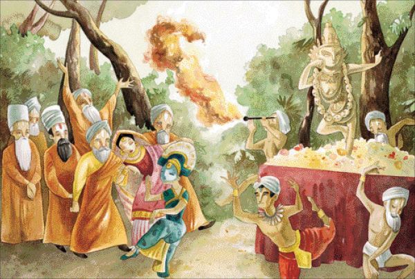 Book cover of Around the World in Eighty Days, From the Masterpiece by Jules Verne, with a steam locomotive with couple walking along the coastline behind. Published by White Star.