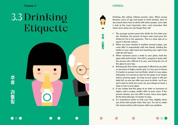 Book cover of Honjok, The South Korean Method to Live Happily With Ourselves, with a figure in black holding palm of hand out with index finger raised, Published by White Star.