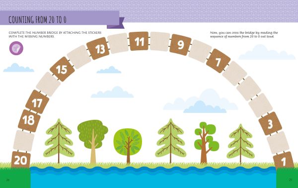 Book cover of My First Counting Book, Montessori Activity Book, with pencils, numbers, and hands holding up fingers. Published by White Star.