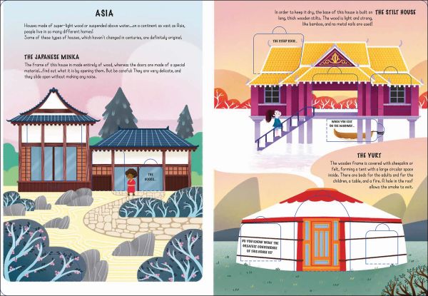 Book cover of Welcome Home: With 48 Amazing Flaps, Lift the Flap, with a skyscraper and smaller houses below. Published by White Star.