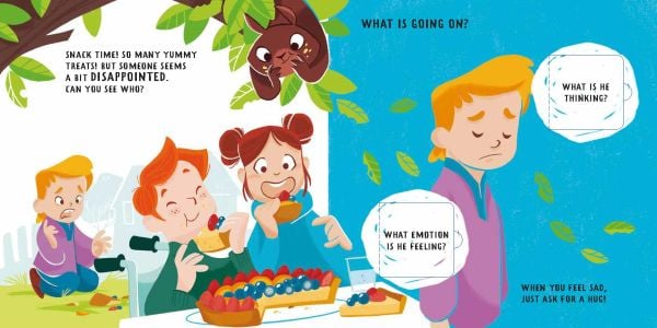 Book cover of Together Is Better: Co-operating, with two children playing with orange basketball. Published by White Star.