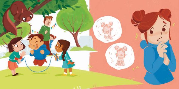 Book cover of How Do You Feel?: Feeling, with three children: one happy, one scared, and one covering their ears. Published by White Star.