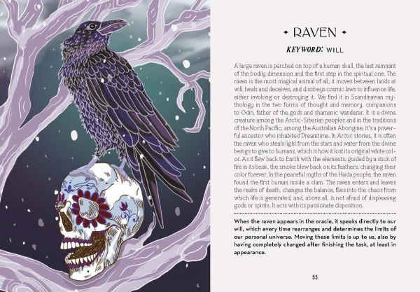 Book cover of World Shamans Oracle, 50 Cards and Manual, with a female with dark blue hair forming fingers into an 'o', over her left eye. Published by White Star.