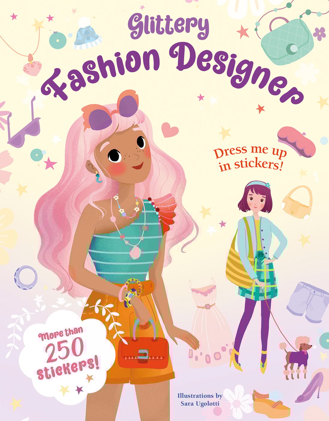 Glittery Fashion Designers Sticker Book ACC Art Books UK