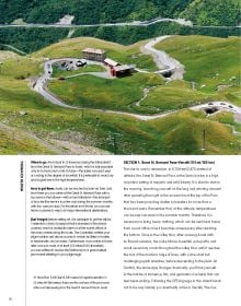 Book cover of Let's Bike!, The Best European Routes on Two Wheel, with a man standing with a pushbike looking towards a sunny mountain view. Published by White Star.