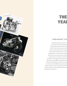1938 BMW 494cc, and 2021 BMW R1250GS, on cover of 'BMW Motorrad, A Two-wheeled Legend', by White Star.