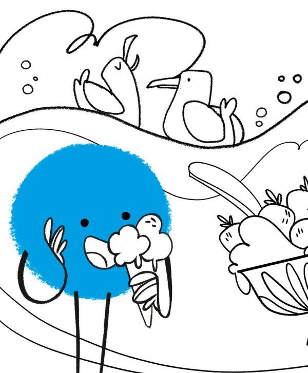 Man with white beard telling two children a story, on orange cover of 'What a Memory!', by White Star.