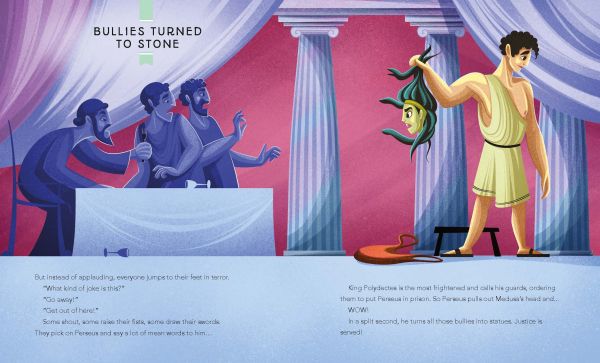 Book cover of Medusa, with a woman in green dress with snakes on head. Published by White Star.