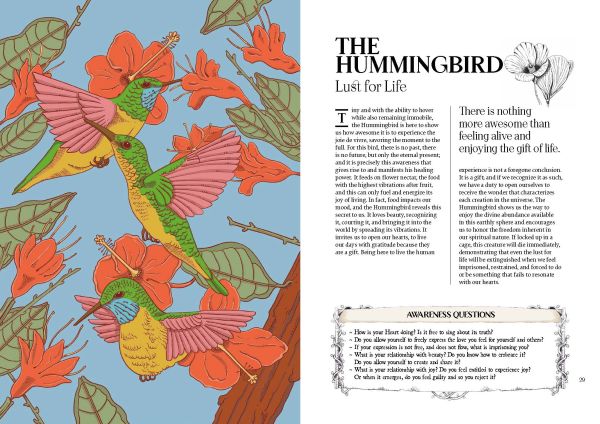 Book cover of Healing Animals, Wolves, Foxes, Owls, and Other Wild Archetypal Animals that Inhabit Our Psyche, with a brown deer surrounded by blue trees and butterflies. Published by White Star.