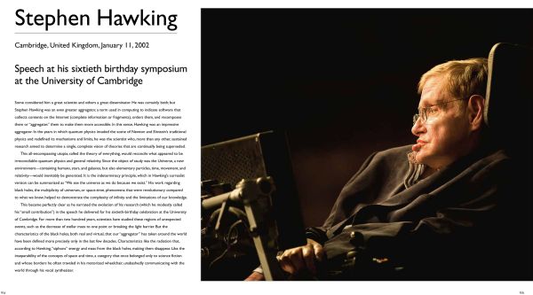 Book cover of Speeches That Changed Our Times: From 1945 to the Present, with Albert Einstein, Martin Luther King, Queen Elizabeth II, and Malala Yousafzai. Published by White Star.