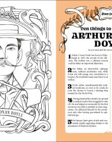 Book cover of Cartavolante's Sherlock Holmes: Puzzles, Games, and Activities for Avid Readers, with the detective smoking a pipe. Elizabeth Tower behind. Published by White Star.