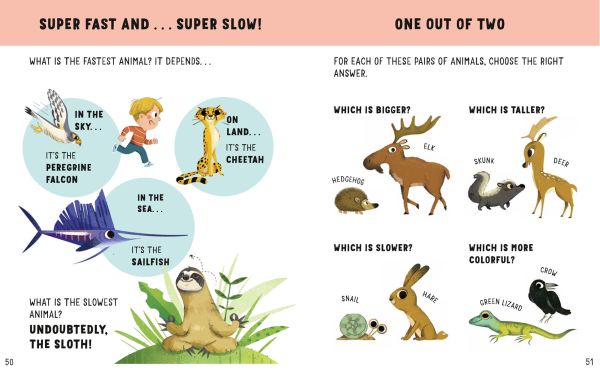 Book cover Animals: Awesome GAMES and FACTS for hours of engaging FUN! with two children sitting on a crocodile in a lake, with a giraffe, frog and toucan. Published by White Star.