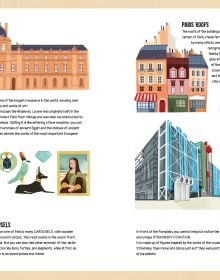 Activity Box Paris City Fun: Build your mini-city and play! with Eiffel Tower, Mona Lisa, Arc de Triomphe, Louvre Pyramid and hot air balloon. Published by White Star.