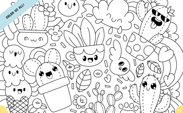 Book cover of Chibi - Cuddly Creatures Activity Book, with an octopus, unicorn and sheep. Published by White Star.